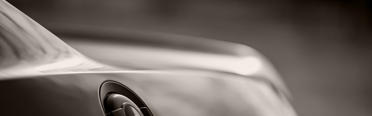 A car's fuel filler door