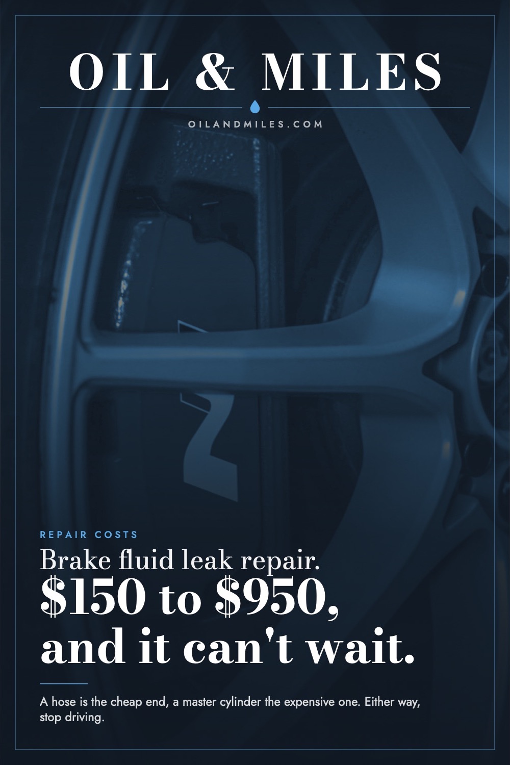 Brake Fluid Leak Repair Cost: Caliper or Master Cylinder