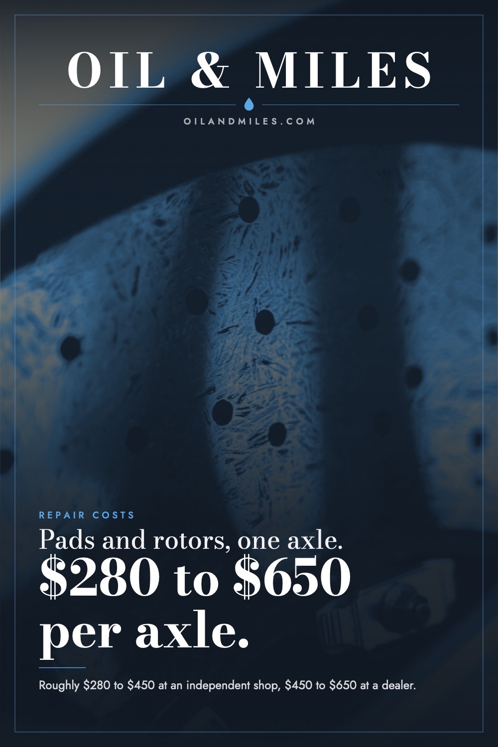Brake Pad and Rotor Replacement Cost: How Much Is Fair?
