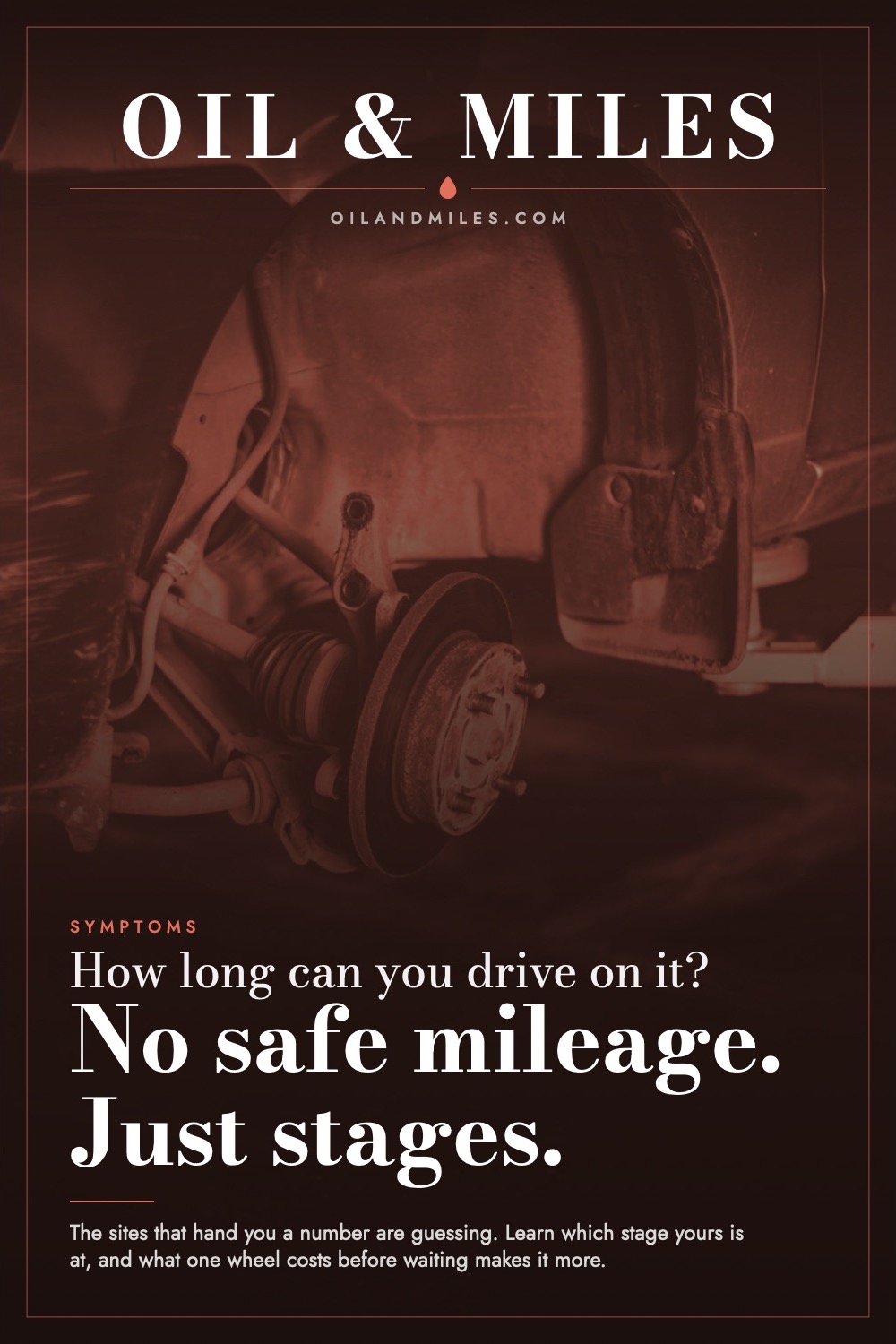 Bad Wheel Bearing Symptoms and How Long You Can Drive