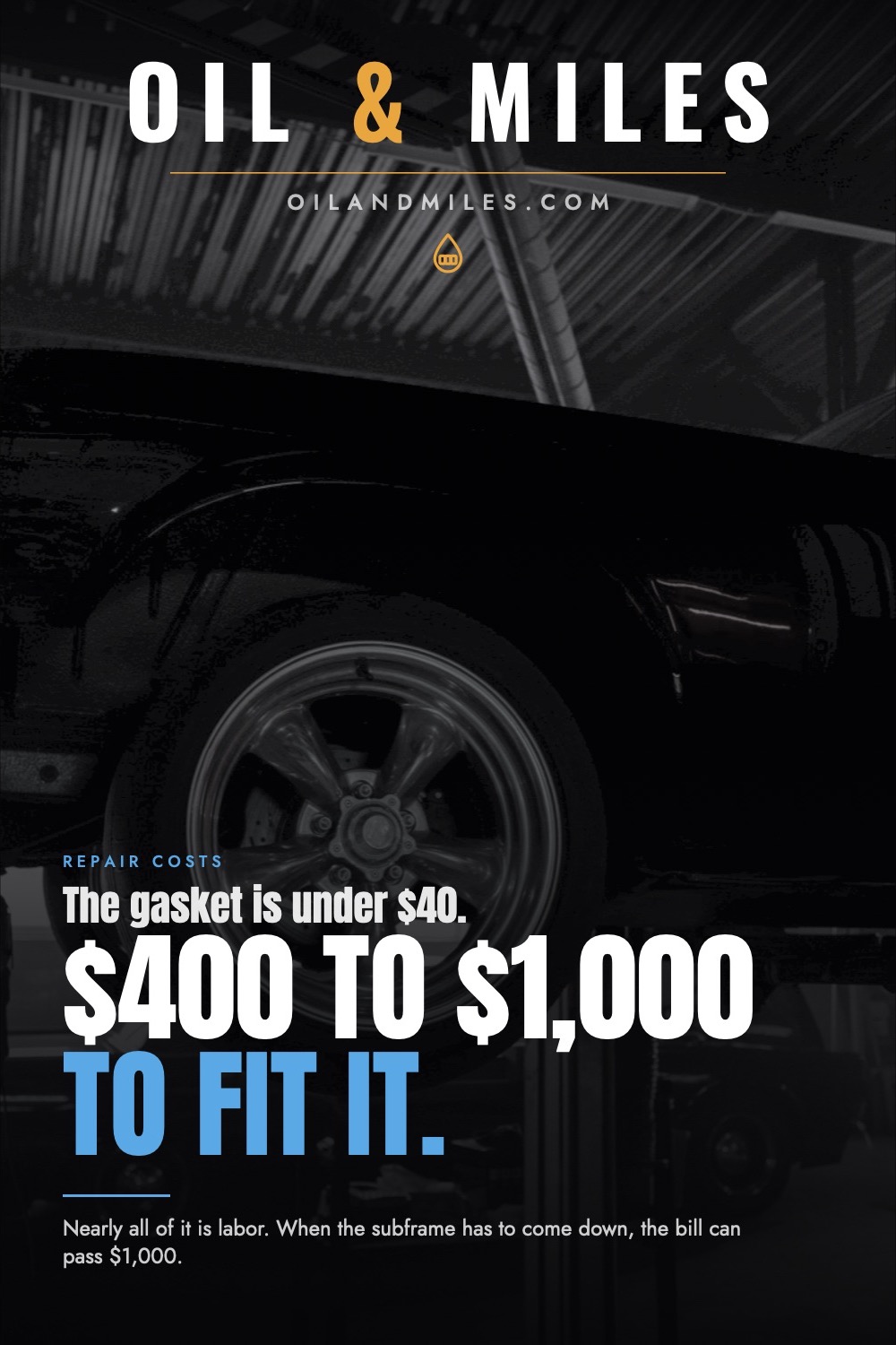 Oil Pan Gasket Replacement Cost: Parts, Labor and Quotes