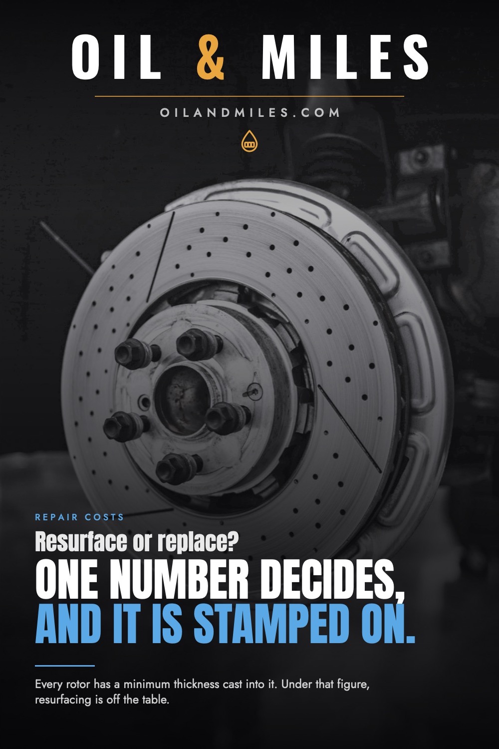 Resurface or Replace Brake Rotors? One Measurement
