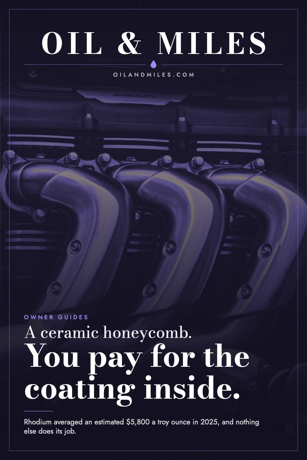 What Is a Catalytic Converter? Three Metals and a Honeycomb